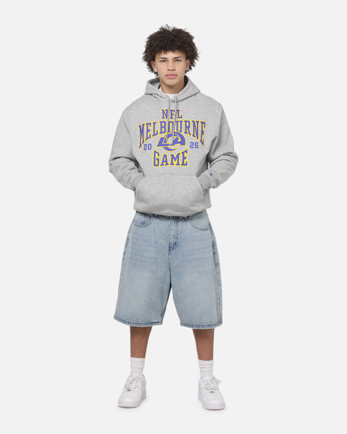 New Era Los Angeles Rams Melbourne Game Hoodie Grey