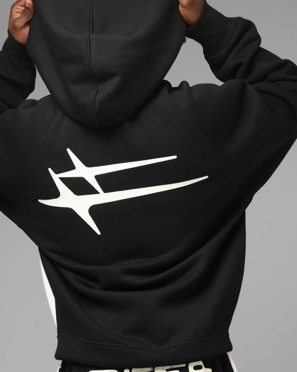 Loiter Jet Stream Zip Hoodie Black/White