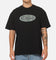 Carre Plaid Oval T-Shirt Solid Black
