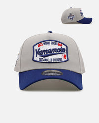 New Era Los Angeles Dodgers '2025 World Series Champions' 9FORTY A-Frame Snapback Gray