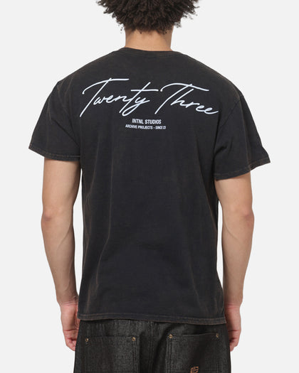 XXIII Script T-Shirt Black/Blue