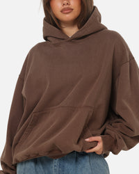 American Thrift Pullover Hoodie Washed Brown