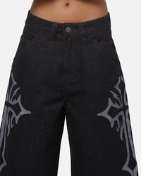 Ed Hardy Trinity Jorts Indigo