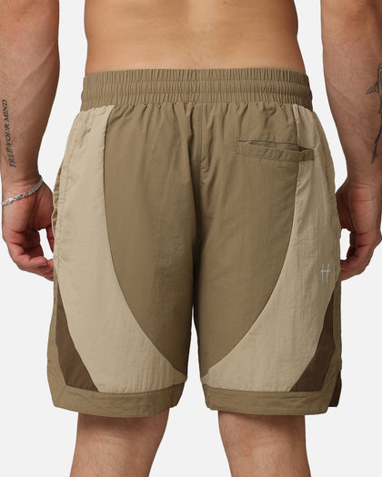Saint Morta Holy Grail Nylon Shorts Brown