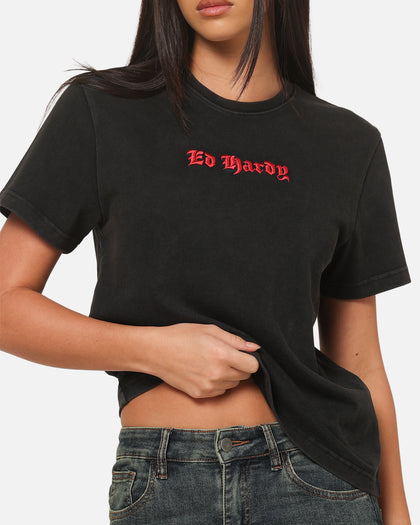 Ed Hardy Fury T-Shirt Black