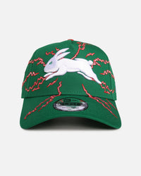 New Era South Sydney Rabbitohs 'NRL Electric' 9FORTY A-Frame Snapback Official Team Colour