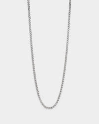 NXS 2.7MM Diamond Cut Curb Chain White Gold