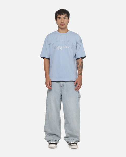 Carre Phys Ed 2 Tone T-Shirt Light Blue