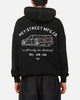 Key Street Low Standards Hoodie Black Acidwash