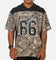 Majestic Athletic Miami Dolphins Mesh Oversized T-Shirt Khaki Forest Camo