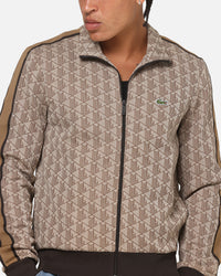 Lacoste Monogram Track Jacket Crossiant/Cookie