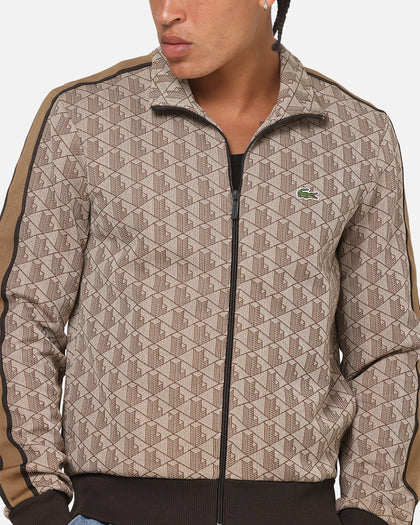 Lacoste Monogram Track Jacket Crossiant/Cookie