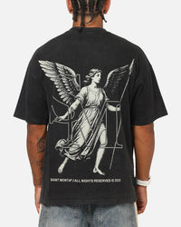 Saint Morta Archangel T-Shirt Vintage Black