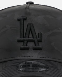 New Era Los Angeles Dodgers 'Camo' 9FORTY A-Frame Trucker Snapback Black