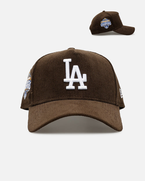 New Era Los Angeles Dodgers 'Cord Tones' 9FORTY A-Frame Snapback Walnut