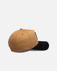 New Era Los Angeles Dodgers "Wheat Black Suede" 9Forty A-Frame Snapback Beige/Khaki
