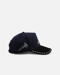 Pro Standard Atlanta Braves 'Polished Hardware' Pro Pinch Strapback Navy