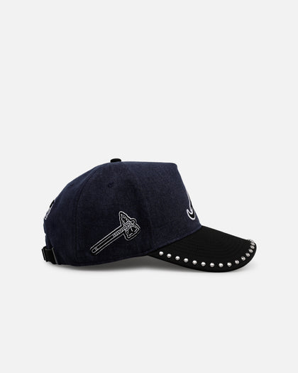 Pro Standard Atlanta Braves 'Polished Hardware' Pro Pinch Strapback Navy