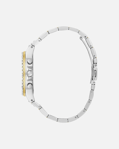 Guess Mainline Moonlight Two Tone Bracelet Watch White