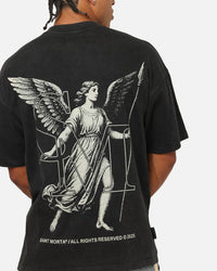 Saint Morta Archangel T-Shirt Vintage Black