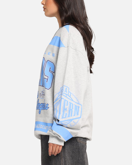 Mitchell & Ness Los Angeles Lakers Letterform Crewneck Grey Marle