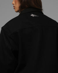 Loiter Hybrid Denim Jacket Black