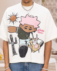 Loiter Palm Spring Box T-Shirt Off White