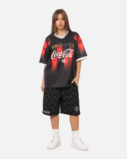Carre Carre Carré X Coca Cola The Grid Mesh Shorts Black