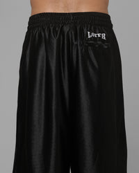 Loiter Impact Satin Shorts Black