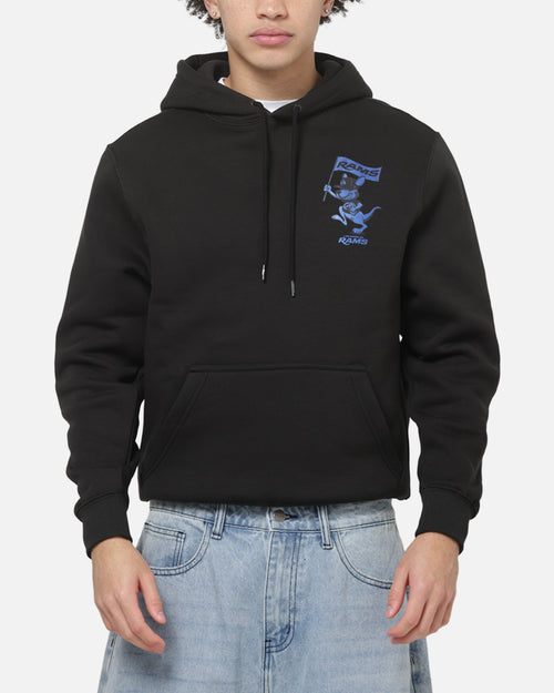 New Era Los Angeles Rams Kangaroo Flag Hoodie Black