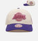 Mitchell & Ness Los Angeles Lakers 'Pink Team Logo' Pro Pinch Snapback Off White