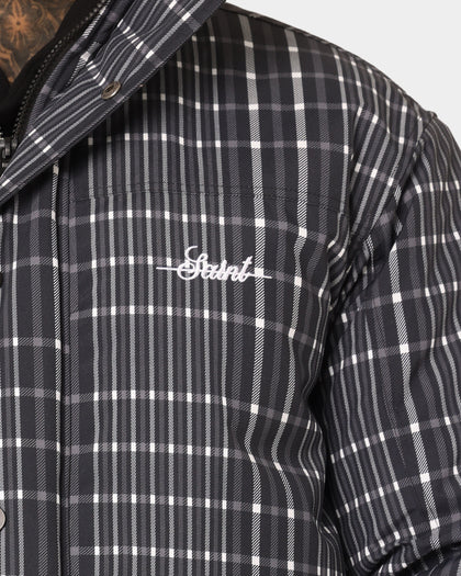 Saint Morta Mercy Merci Plaid Jacket Black