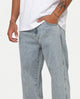 Worship Lounger Jeans Worship Worn Blue