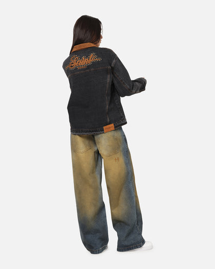 Saint Morta Rodeo Drive Denim Jacket Black Shadow