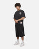 Mitchell & Ness Chicago Bulls Tape Crop T-Shirt Washed Black
