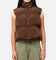 XXIII Women's Primal Oversized Puffer Vest Chocolate