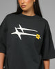 Loiter Hybrid Premium T-Shirt Charcoal