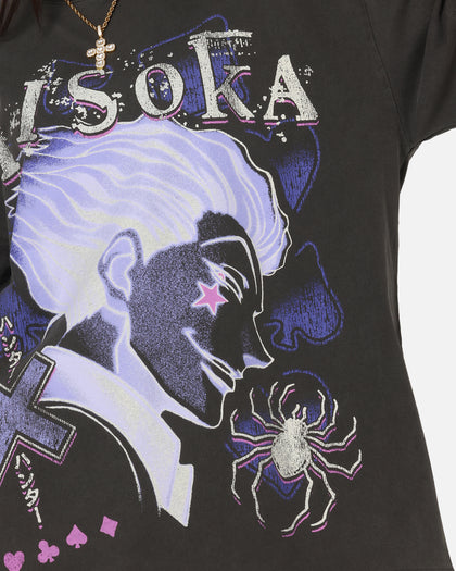 73Studio X  Hunter X Hunter Hisoka Heavyweight T-Shirt Black Wash