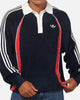 Adidas Retro Remix Teamgeist Long Sleeve Polo Night Indigo