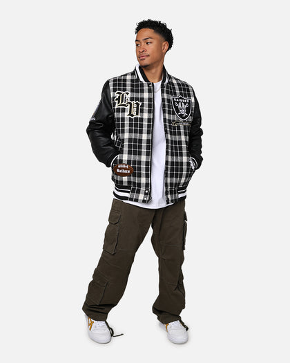 Pro Standard Las Vegas Raiders Pro Prep Plaid Jacket White/Black