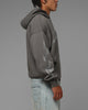 Loiter Atlantic Rhinestone Hoodie Charcoal