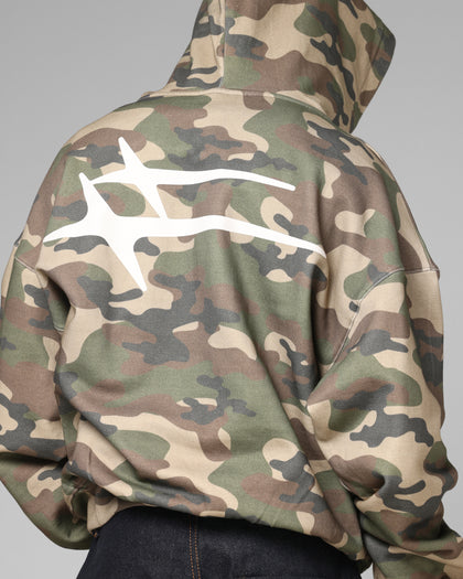 Loiter Hybrid Premium Hoodie Camo