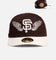New Era San Francisco Giants 'Team Wings' 59FIFTY Fitted Dark Brown