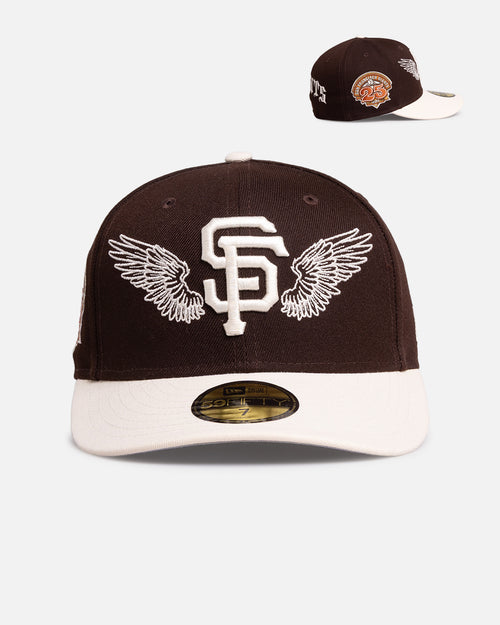 New Era San Francisco Giants 'Team Wings' 59FIFTY Fitted Dark Brown