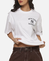 New Era New York Yankees MLB Old School T-Shirt White