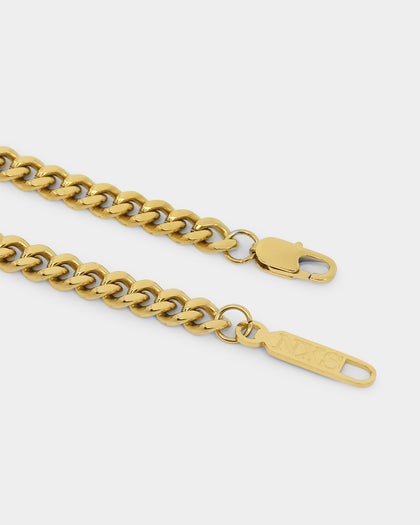 NXS 7mm Cuban Chain Gold