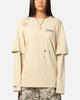 Mitchell & Ness Los Angeles Lakers Chromed Mock Long Sleeve T-Shirt Khaki