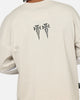 Saint Morta Muerte Layered Long Sleeve T-Shirt Stone/White