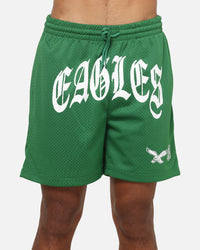 Mitchell & Ness Philadelphia Eagles Arch Script Shorts Green