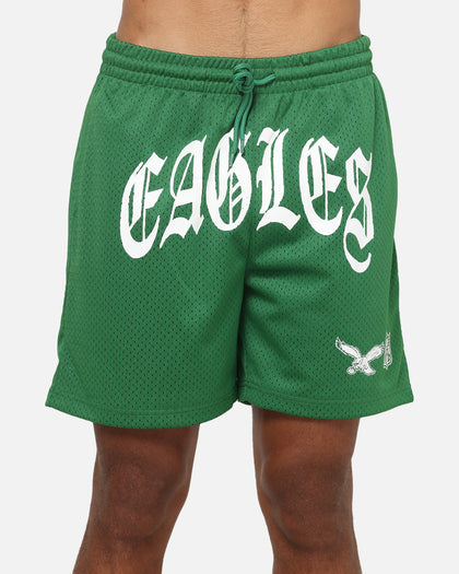 Mitchell & Ness Philadelphia Eagles Arch Script Shorts Green